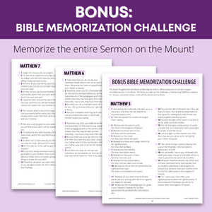 Thoughts From the Mount of Blessings Study Guide