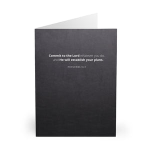 "Commit to the Lord" Greeting Cards (5 Pack)